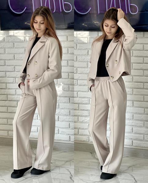 Костюм Karolina (32-42) KR205 beige (деми)