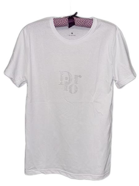 Футболка ALIA (M-3XL) 3091 white mix (лето)