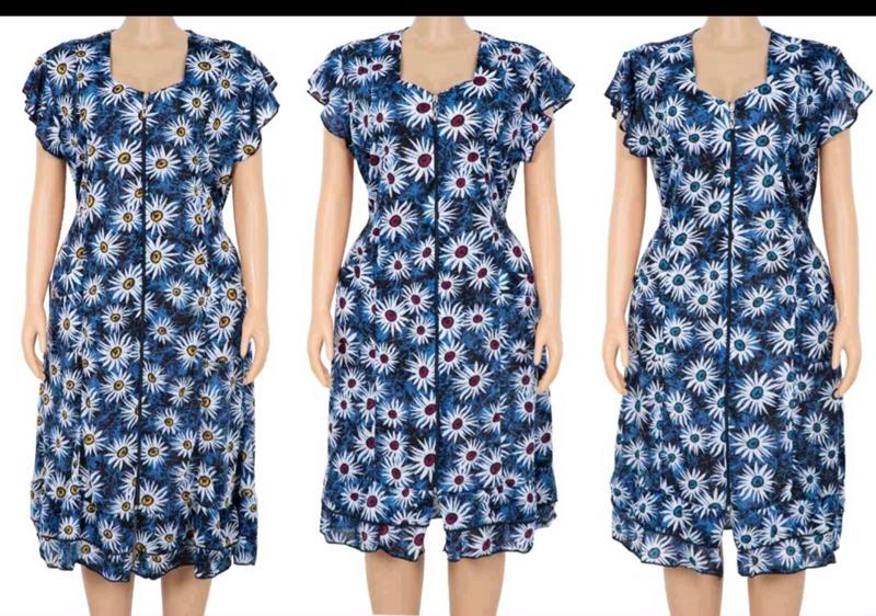 Халат Giang (XL-5XL) S47 mix (лето)