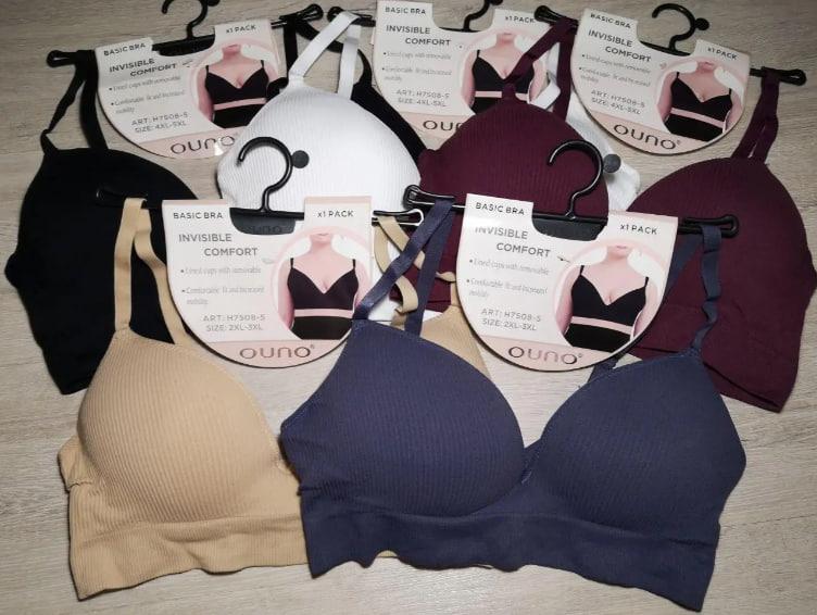 Бюстгальтер Comfort (2XL-5XL) 7508-5 mix (деми)