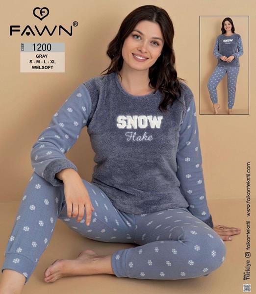 Пижама Disneyopt (S-XL) 1200 grey (зима)