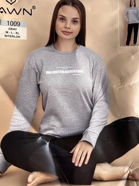 Пижама Disneyopt (M-XL) 1009 grey (деми)
