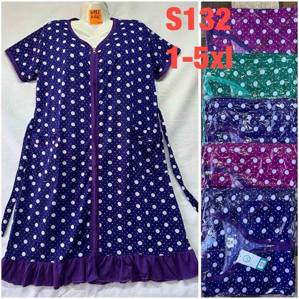 Халат HomeWear (48-58) S132 mix (лето)