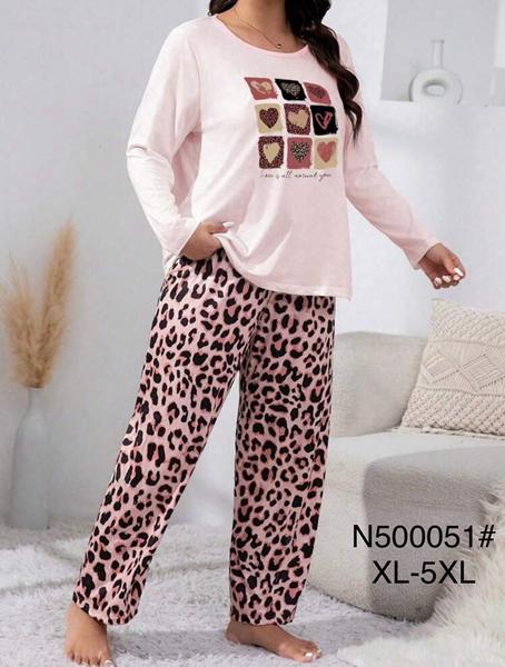 Пижама Brilliant (XL-5XL) B500051 peach (деми)