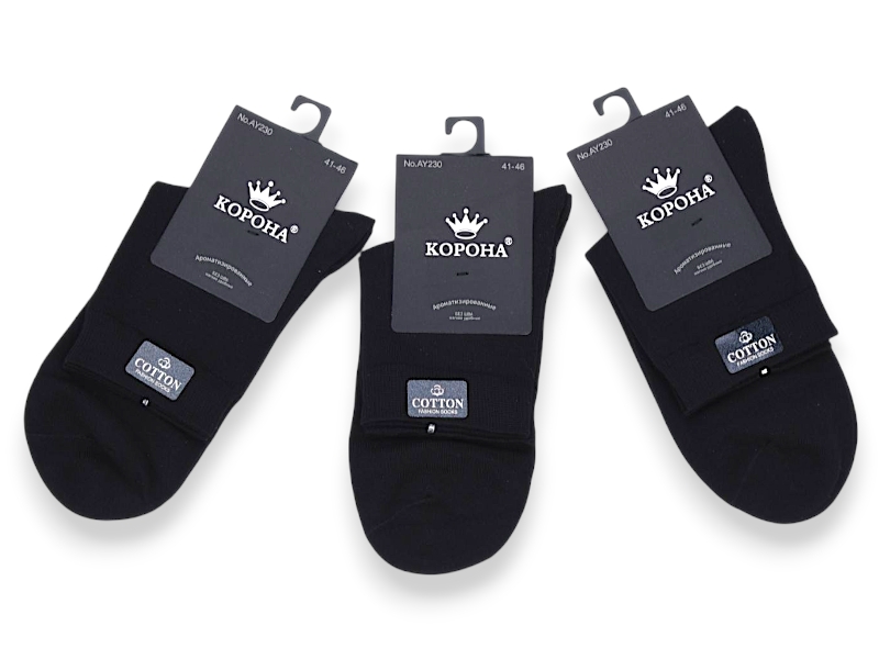 Носки Jelzin (41-46) AY230 black (деми)