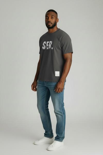 Футболка 2BRO (M-3XL) BR915 grey-432g-43215-433 (лето)