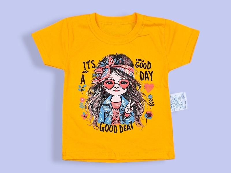 Футболка Kir15 (92-122) 112264 yellow (лето)