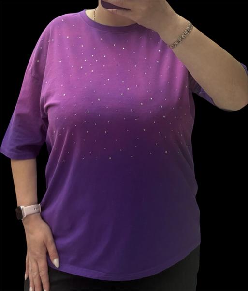 Футболка Elena&Vika (46-58) 205106 purple (лето)