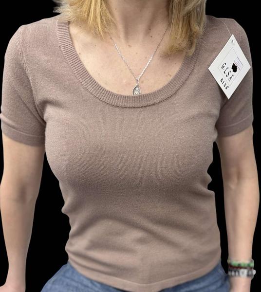 Футболка Elena&Vika (42-46) 26114 d.beige (лето)