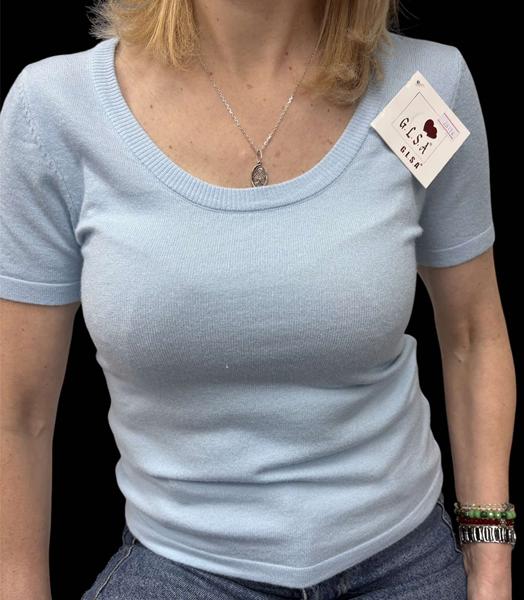 Футболка Elena&Vika (42-46) 26114 l.blue (лето)