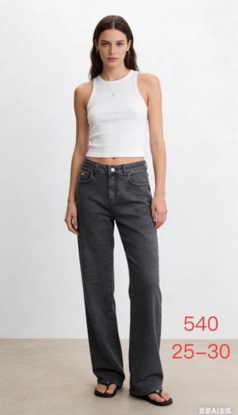 Джинсы NewJeans (25-30) 540 d.grey (деми)