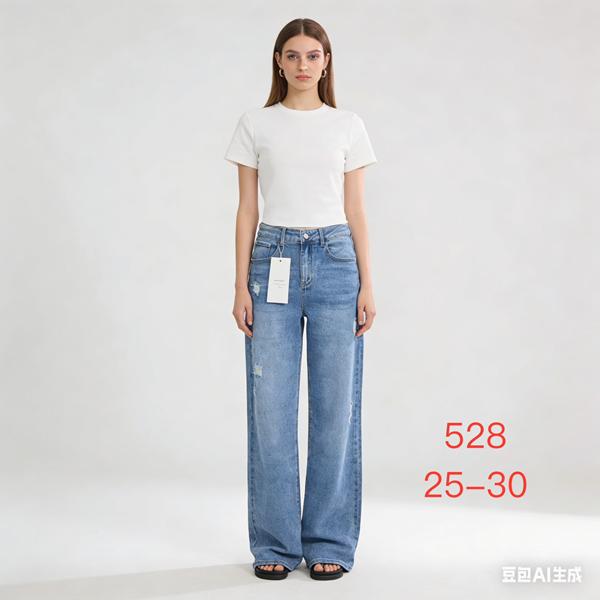 Джинсы NewJeans (25-30) 528 l.blue (деми)