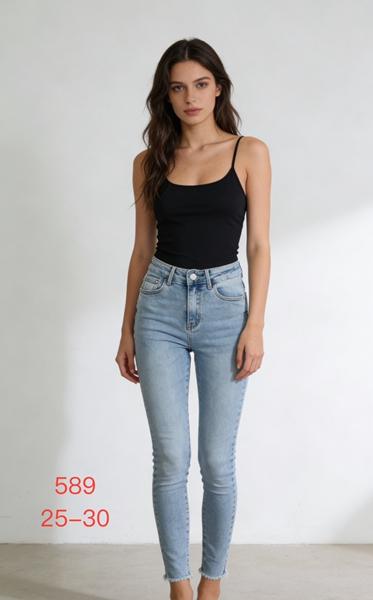 Джинсы NewJeans (25-30) 589 l.blue (деми)