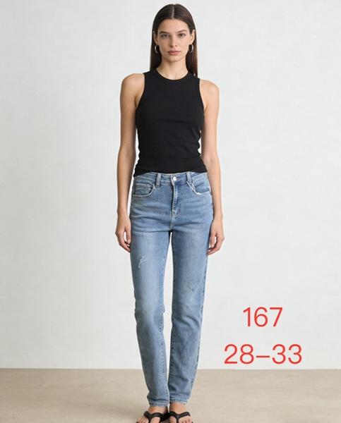 Джинсы NewJeans (28-33) 167 l.blue (деми)
