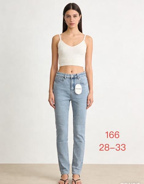 Джинсы NewJeans (28-33) 166 l.blue (деми)