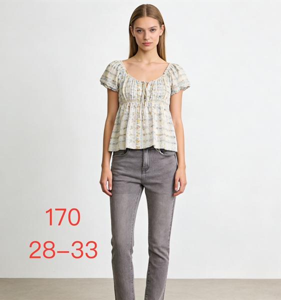 Джинсы NewJeans (28-33) 170 l.grey (деми)