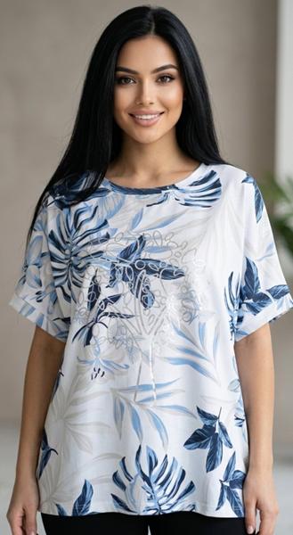 Футболка LeVisha (50-56) 26025 white (лето)