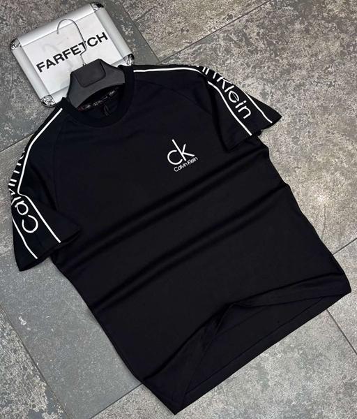 Футболка Verton (S-2XL) W26633 black (лето)