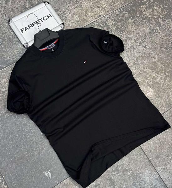 Футболка Verton (S-2XL) W26635 black (лето)