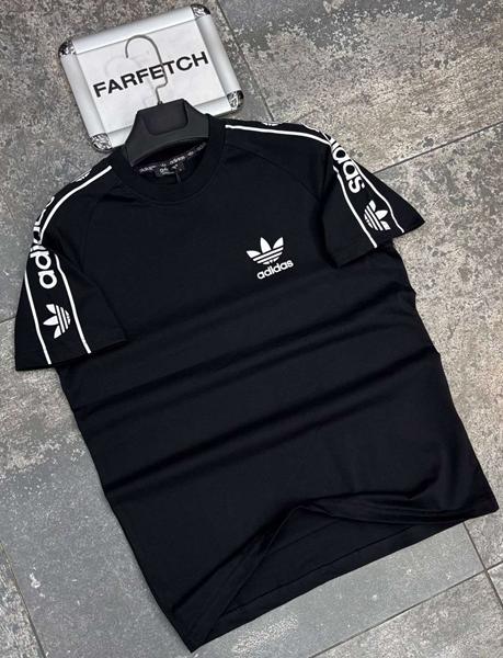 Футболка Verton (S-2XL) W26644 black (лето)