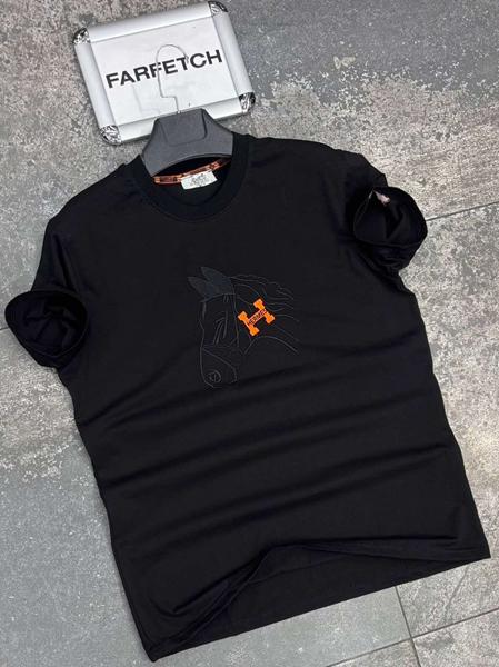 Футболка Verton (S-2XL) W26648 black (лето)