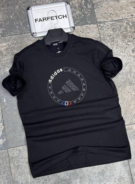 Футболка Verton (S-2XL) W26654 black (лето)