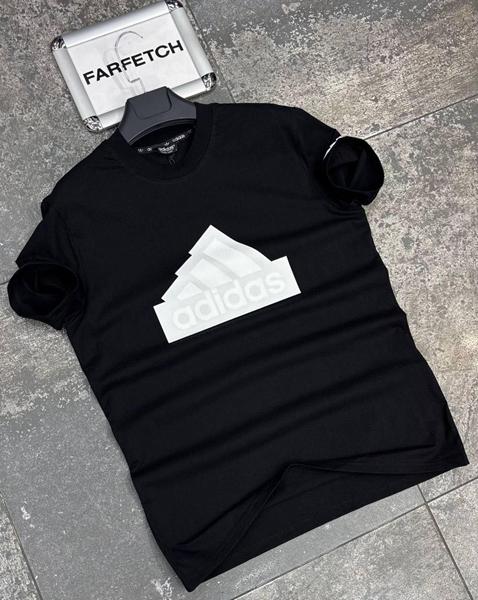 Футболка Verton (S-2XL) W26713 black (лето)