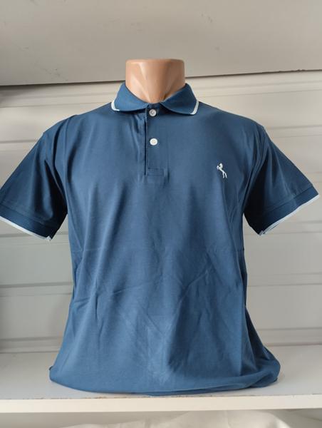 Футболка Panda (M-3XL) 1630 blue (лето)