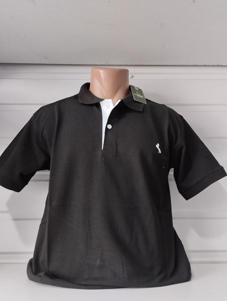 Футболка Panda (M-3XL) 1661 black (лето)