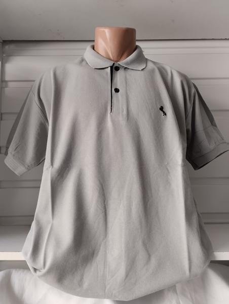 Футболка Panda (4XL-8XL) 1670 grey (лето)