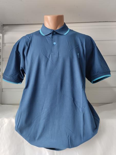 Футболка Panda (4XL-8XL) 1684 blue (лето)