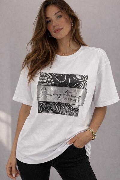 Футболка LeVisha (46-50) 25036 white (лето)