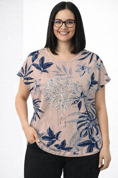 Футболка Elena&Vika (50-56) 26025 beige (лето)