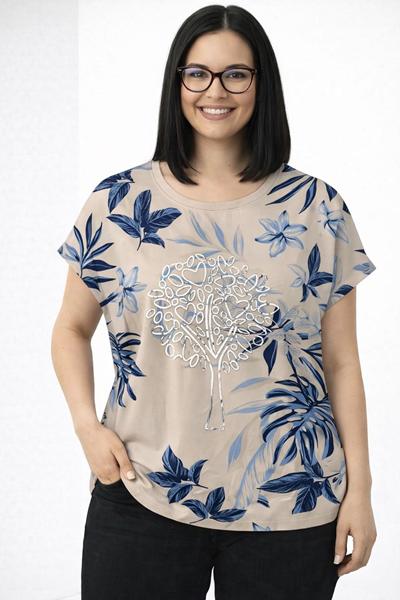 Футболка Elena&Vika (50-56) 26025 l.beige (лето)