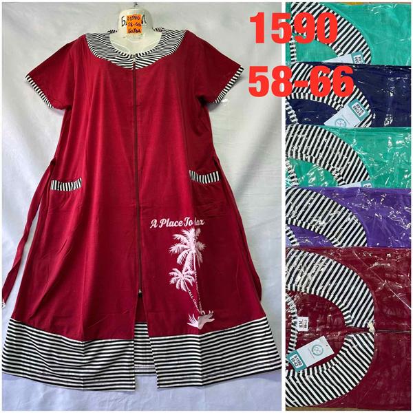 Халат HomeWear (56-66) 1590 mix (лето)