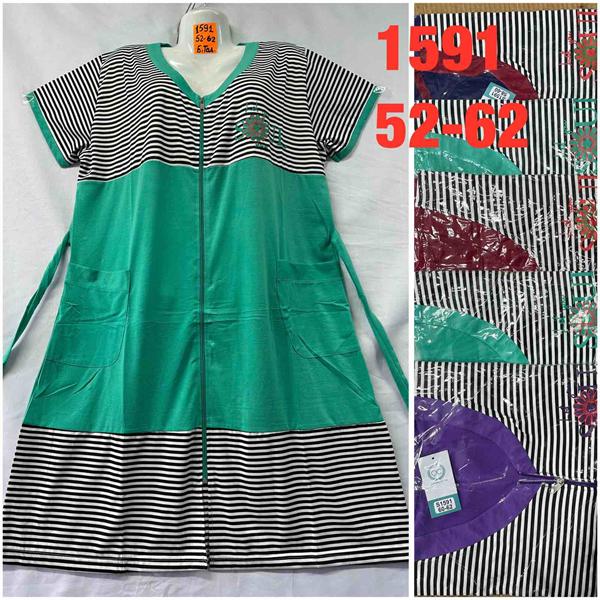 Халат HomeWear (52-62) 1591 mix (лето)