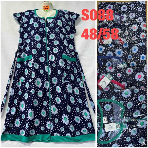 Халат HomeWear (48-58) S088 mix (лето)