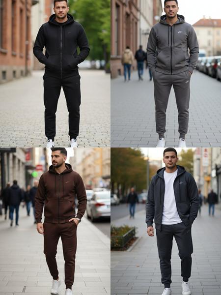 Костюм спорт Delviago (46-54) DL727 brown (деми)