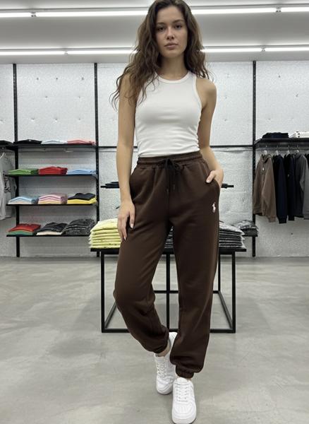 Штаны спорт Delviago (S-L) DL743 brown (деми)