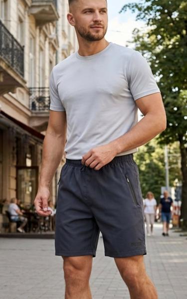 Шорты Delviago (48-56) DL762 d.grey (лето)