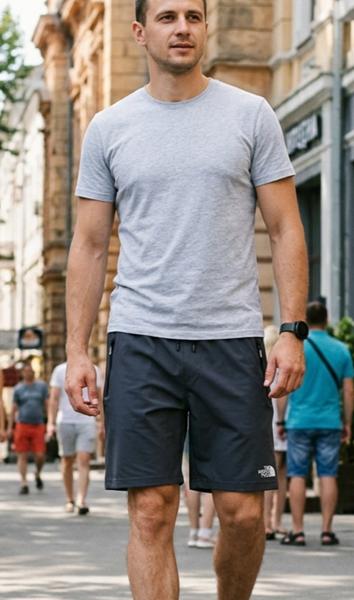 Шорты Delviago (48-56) DL766 navy (лето)