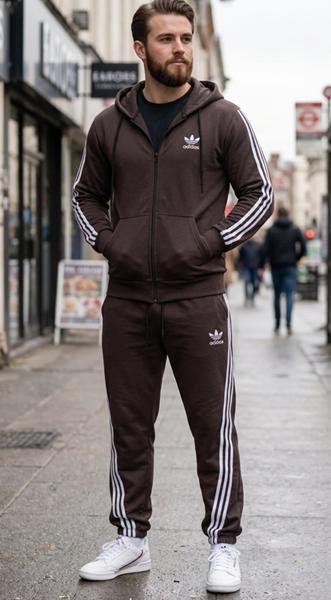 Костюм спорт Delviago (46-54) DL778 brown (деми)