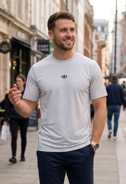 Футболка Delviago (46-54) DL783 l.grey (лето)