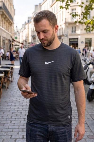 Футболка Delviago (46-54) DL788 black (лето)