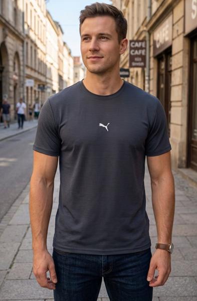 Футболка Delviago (46-54) DL795 grey (лето)