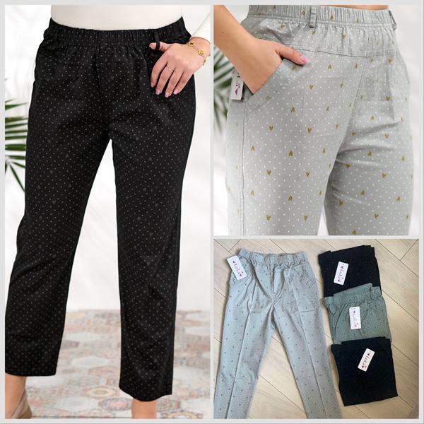 Капри Lola (XL-5XL) LL577 navy (лето)