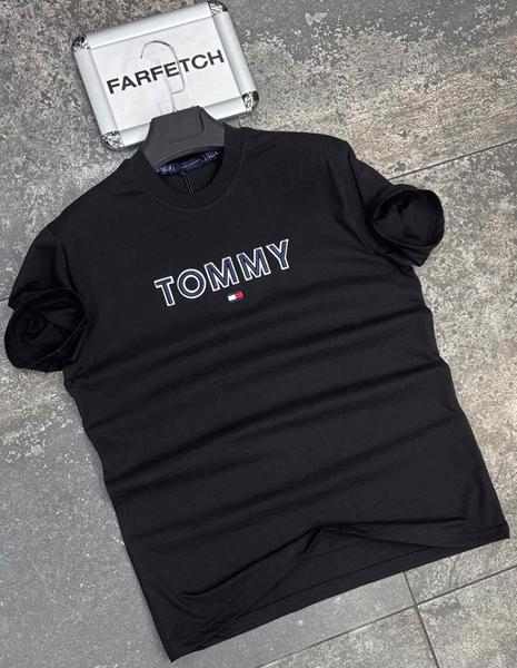 Футболка Verton (S-2XL) W26771 black (лето)