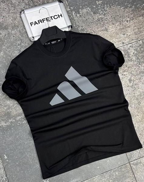 Футболка Verton (S-2XL) W26774 black (лето)