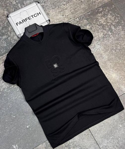 Футболка Verton (S-2XL) W26779 black (лето)