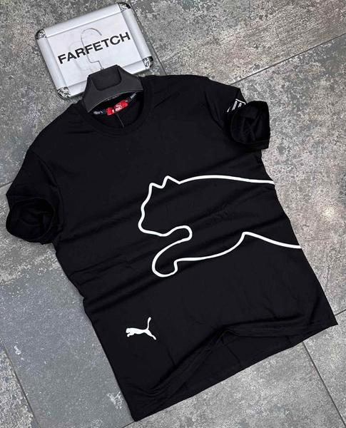 Футболка Verton (S-2XL) W26795 black (лето)